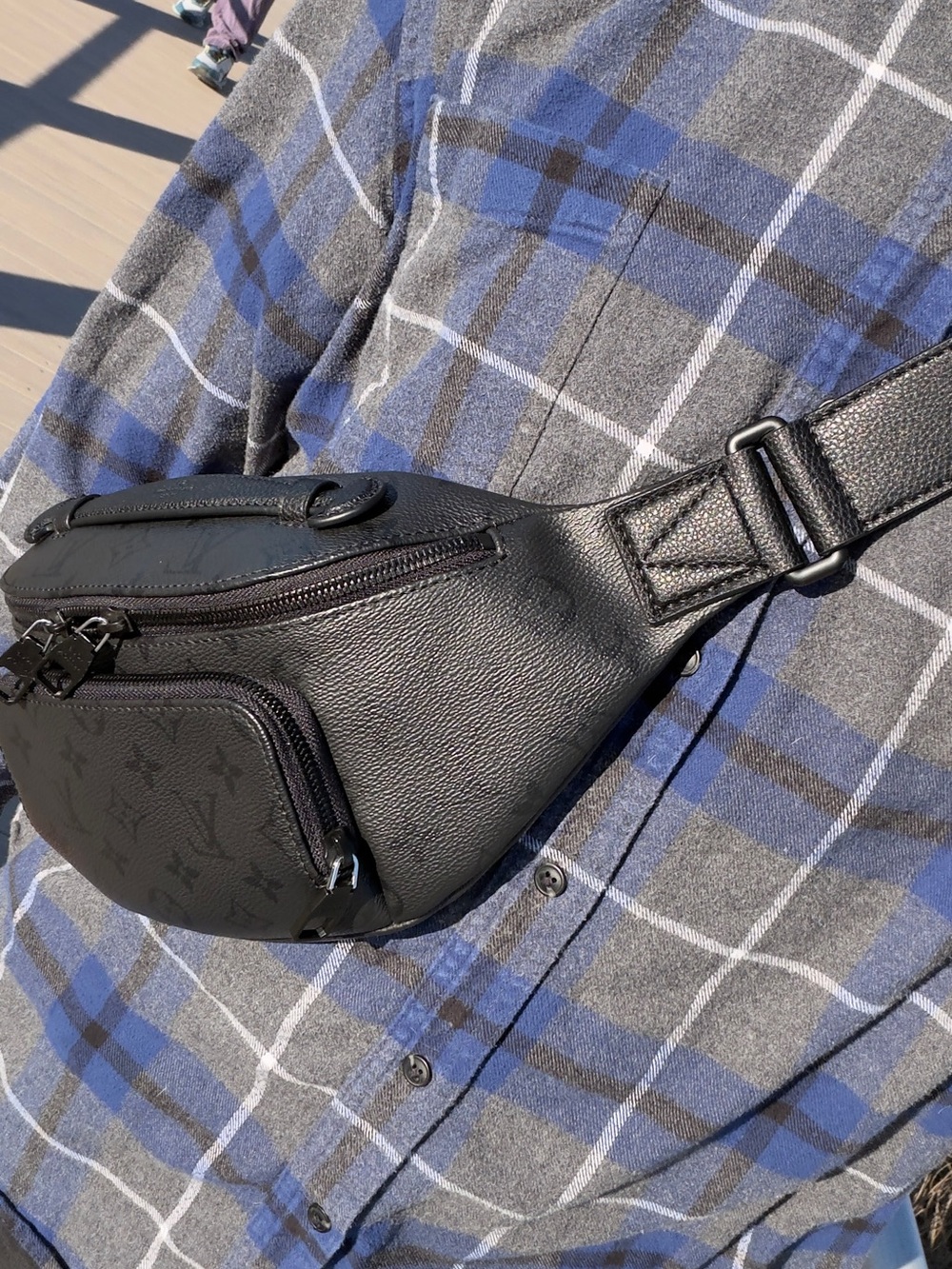 Louis Vuitton Midnight Monogram Rush Bumbag Black LV - Picture 9 of 10